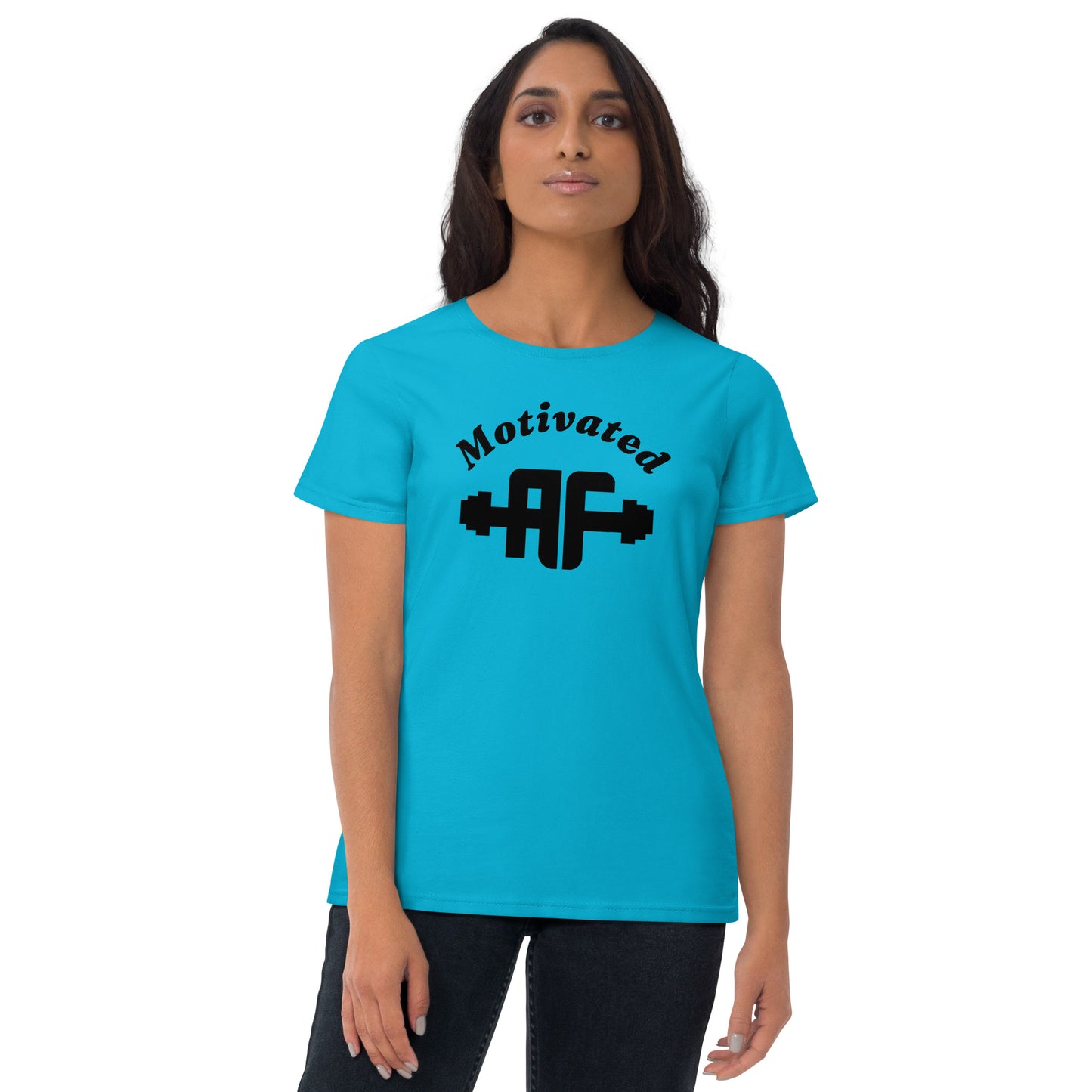 Motivated AF Women's short sleeve Fitness