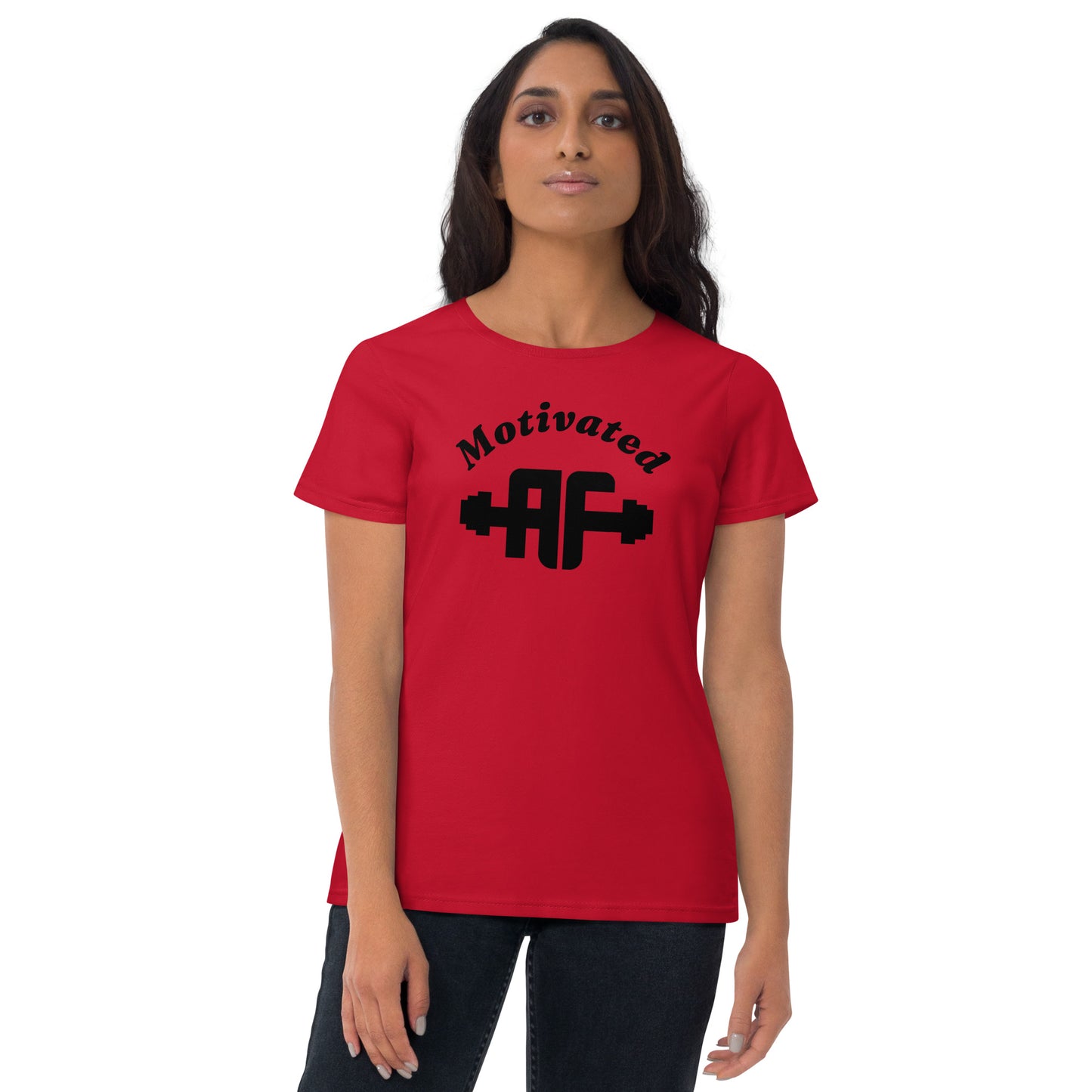 Motivated AF Women's short sleeve Fitness